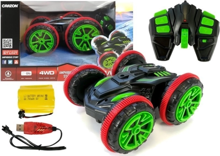 akrobatski rc avto 4x4 z vrtenjem za 180° in frekvenco 2,4 ghz