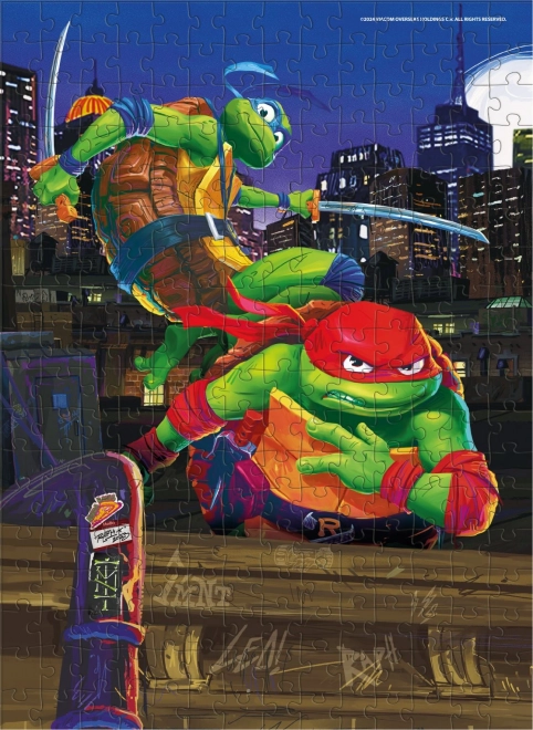 DODO Sestavljanka Ninja želve: Leonardo in Rafaelo 250 kosov