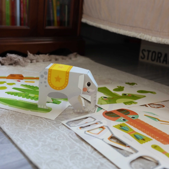 Woopie art&fun ustvarjalni set origami 3D živali