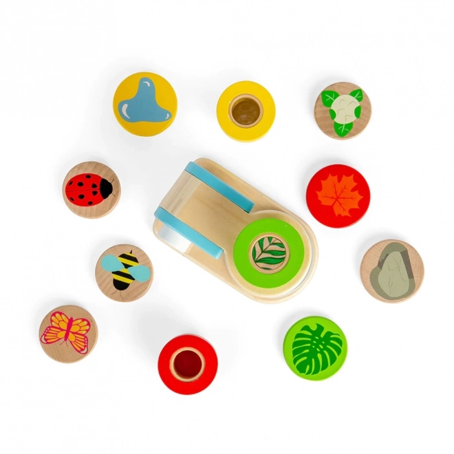 Leseni mikroskop za otroke Bigjigs Toys