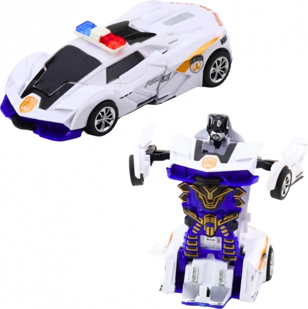 Avtomatski robot 2v1 športno policijsko vozilo