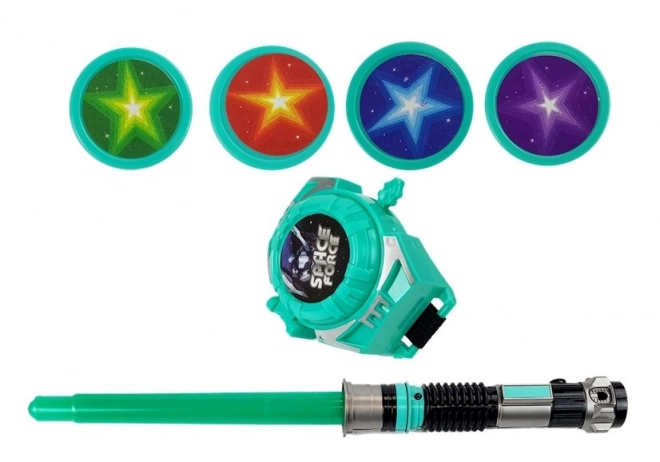 Komplet laserskih pištol Light Sword Dart Thrower