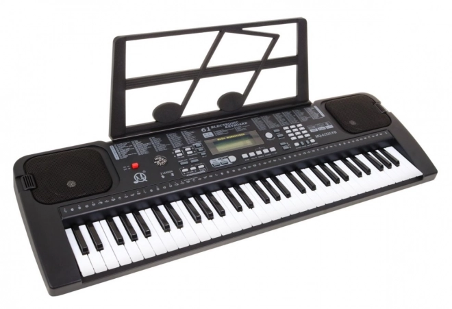 Tipkovnica z mikrofonom za otroke 5+ Taktometer USB MP3 Radio - Model št. 6152