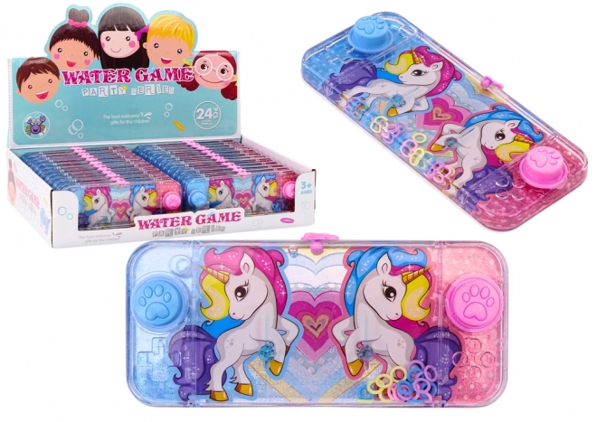 Arkadna igra na vodni konzoli Pink Unicorn Pad Wheels