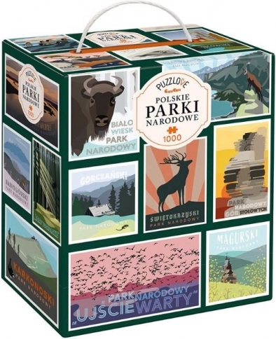 Sestavljanka Puzzlove Poljski narodni parki 1000 koščkov
