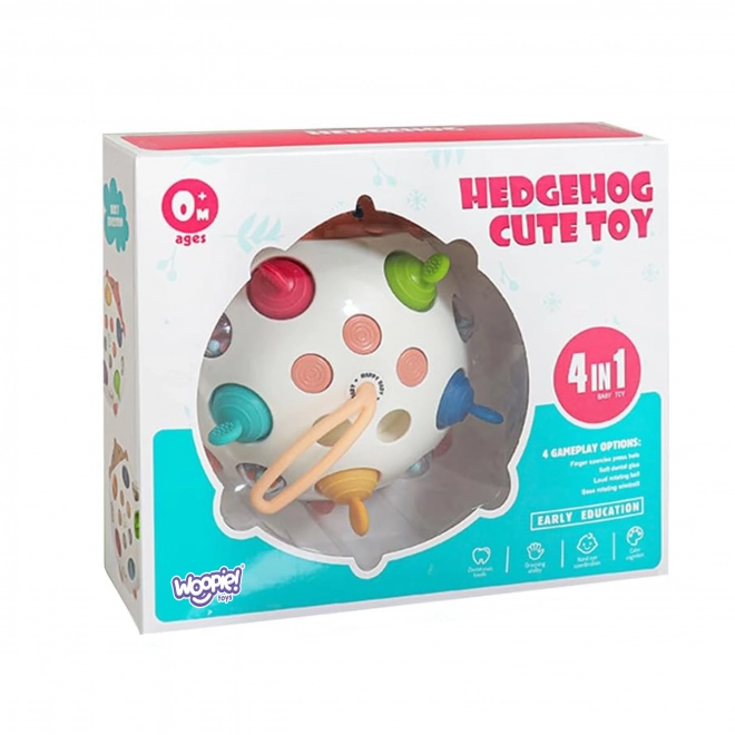 Senzorična igrača Ježek 4v1 Pop-it Aktivno