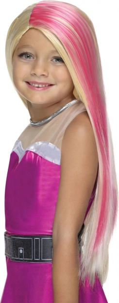 Otroška lasulja Barbie v živahnih barvah