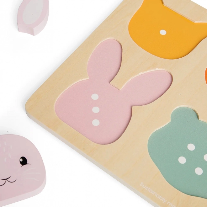 Lesene sestavljanke za vstavljanje z računanjem Bigjigs Toys