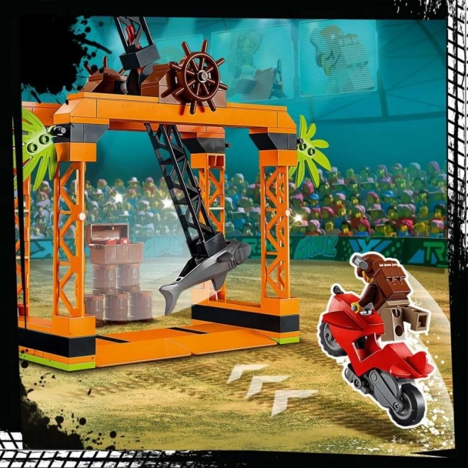 LEGO® City 60342 Izziv s kaskaderji sredi morskega psa