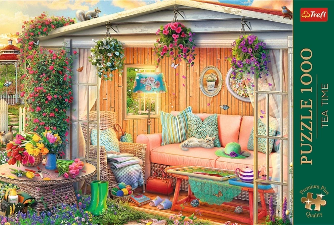 TREFL Puzzle Premium Plus Čajna ura: Moje najljubše mesto 1000 kosov