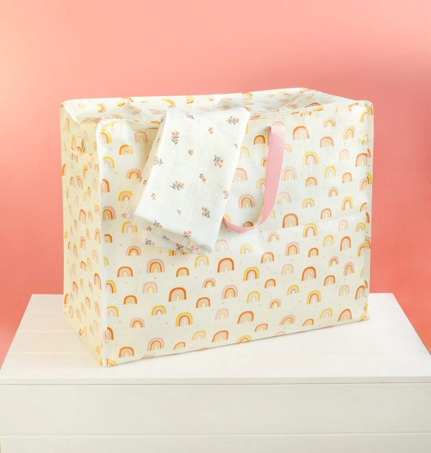 A Little Lovely Company XL shranjevalna torba – Duha