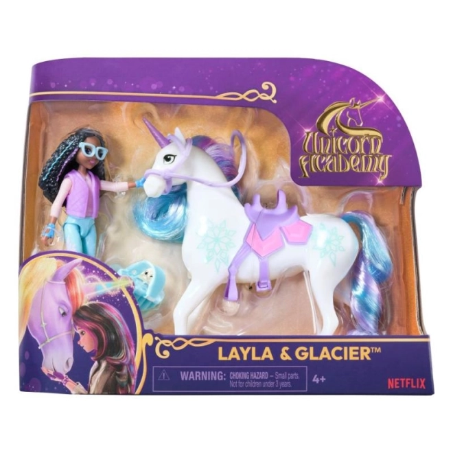 Figurice Akademije samorogov 11 cm Layla in Glacier