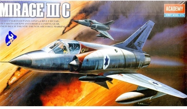 Plastični model letala DASSAULT MIRAGE IIIC 1:48 od ACADEMY