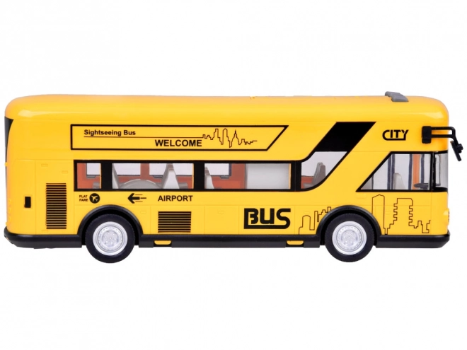 Rumeni parti avtobus odpiranje vrat zvoki luči glasba ZA5222
