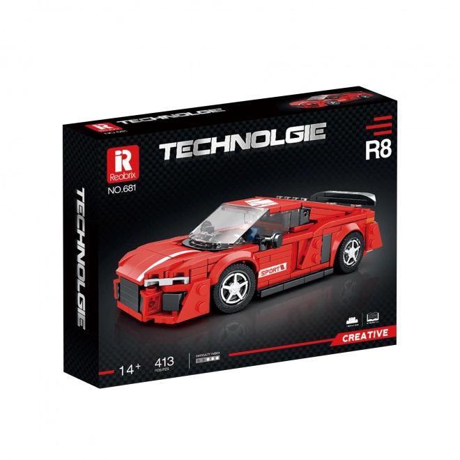 Gradbeni set Reobrix 681 Športni avto 413 kosov