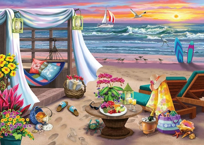 Sestavljanka Na Plaži Cabana XXL 500 kosov od Ravensburgerja