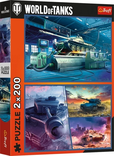 Sestavljanka World of Tanks: oklepna misija 2×200 koščkov TREFL