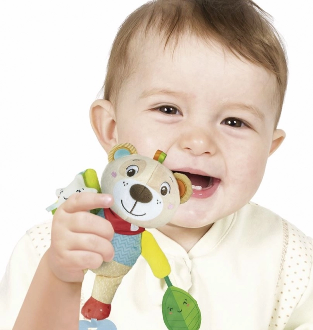 Plišasti medvedek s sponko Clementoni Baby