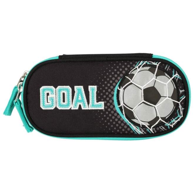 Močen šolski peresnica Goal z nogometnim motivom