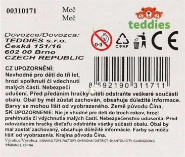 Plastični viteški meč 72 cm