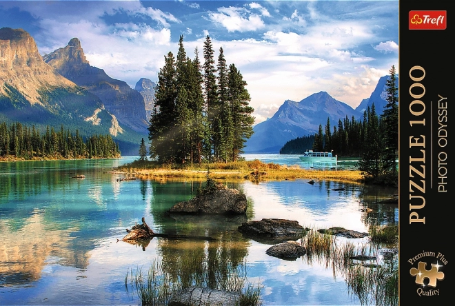 TREFL Puzzle Premium Plus Photo Odyssey: Otok Duhov, Kanada 1000 kosov