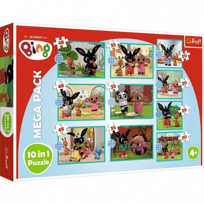 Mega Paket Sestavljanka Bing 10v1