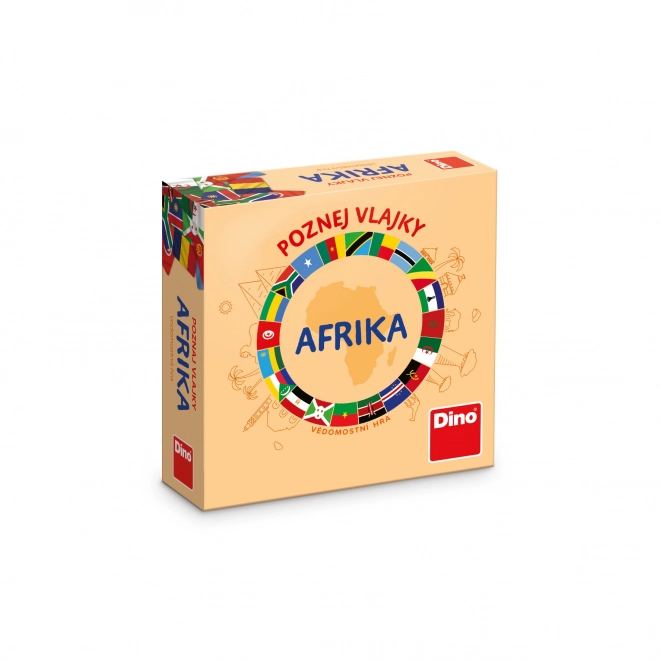 Dino potovalna igra Spoznaj zastave Afrike