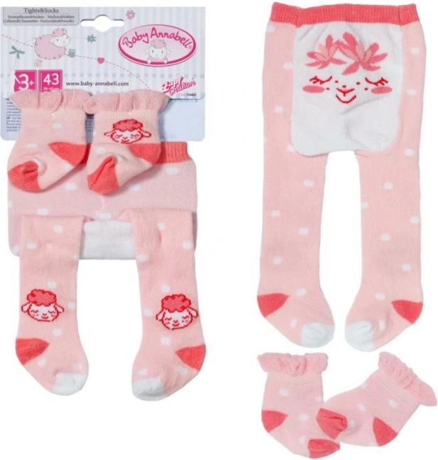 Nogavice hlačke in nogavice Baby Annabell 43 cm, 2 različici