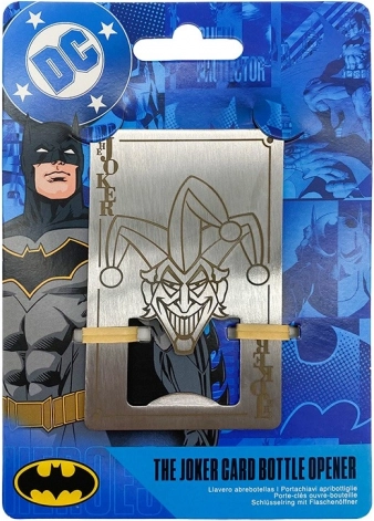 Odpirač za steklenice v obliki Jokerjeve karte – Batman