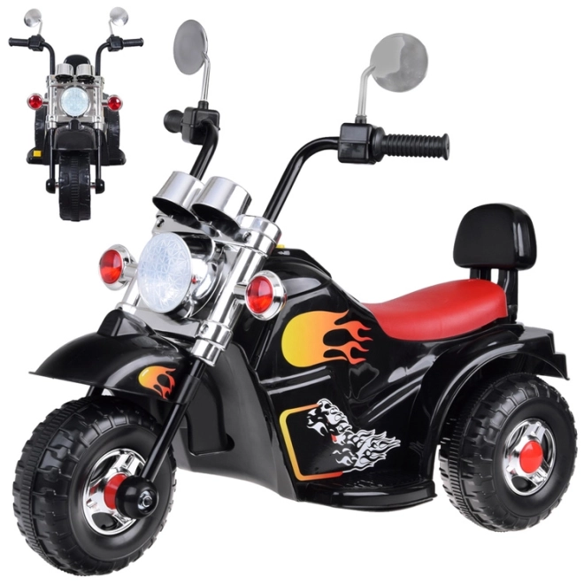 Otroški motocikel na akumulator z učinki