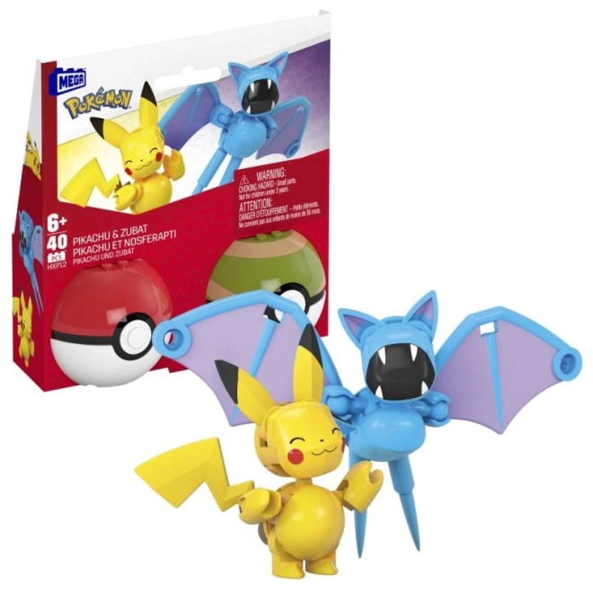 Mega Pokémon Pokéball - Pikachu in Zubat