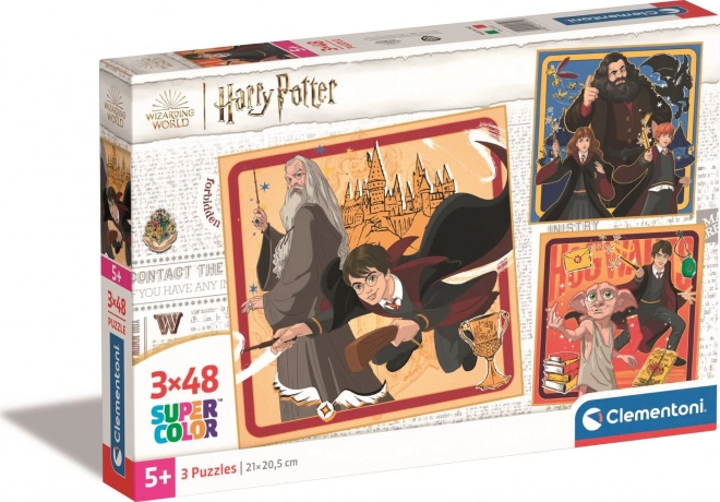 Sestavljanka kvadrat: Harry Potter, 3x48 kosov