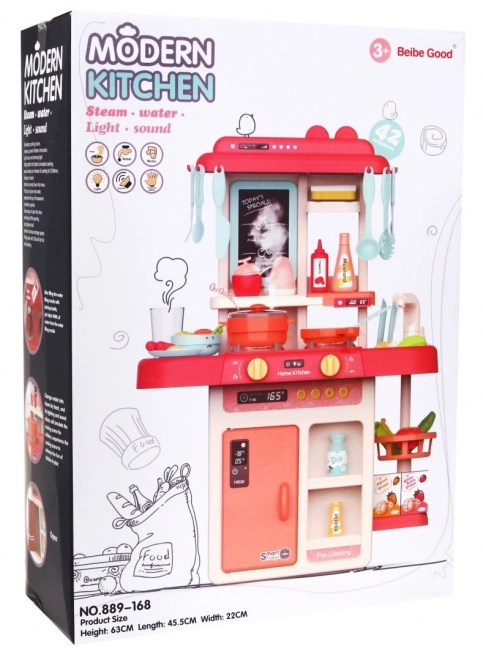 Otroška Kuhinja Modern Kitchen Roza