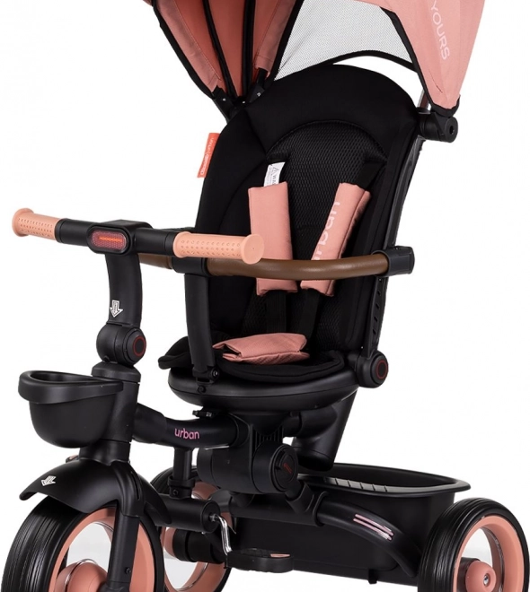 Tricikel 2-v-1 s strešico Urban Pink Marshmallow