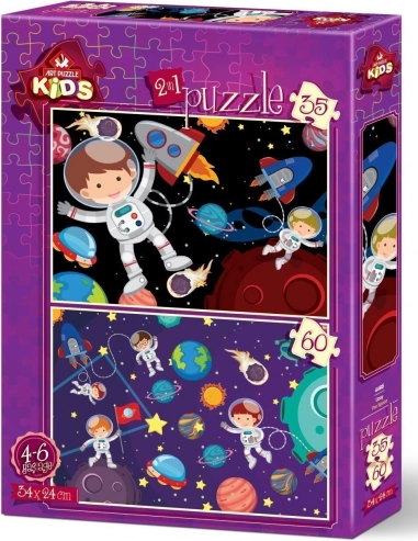 Komplet sestavljank z motivom vesolja 35 + 60 kosov ART PUZZLE