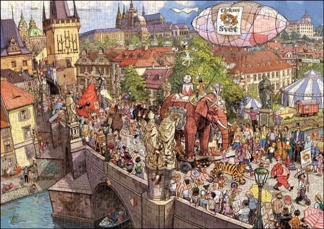 Sestavljanka Ulična povorka 2000 kosov