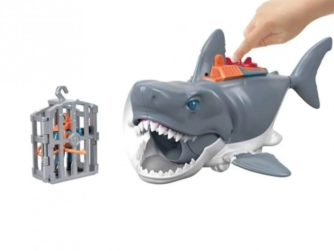 Mega napadalni morski pes Imaginext s premičnimi čeljustmi