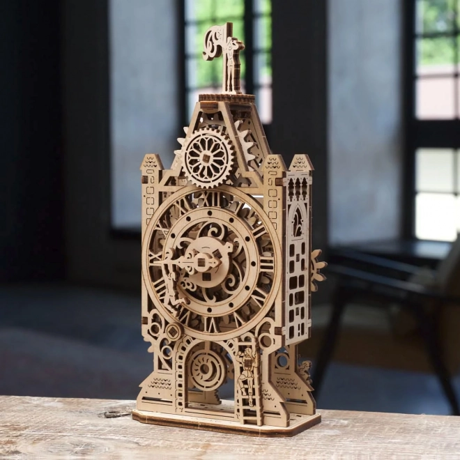 Ugears 3D lesene mehanske sestavljanke Ura stolp