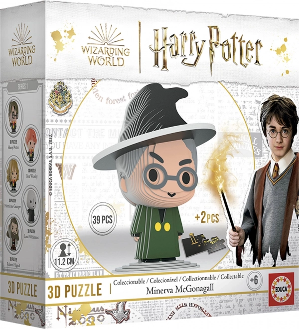 EDUCA 3D sestavljanka Harry Potter: Minerva McGonagallová 39 kosov