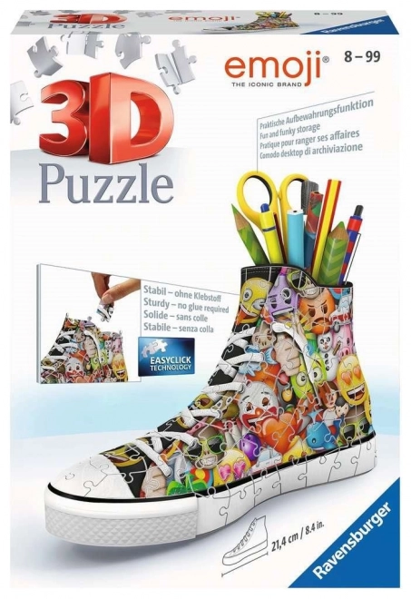 RAVENSBURGER 3D sestavljanka Superga Emoji 108 kosov