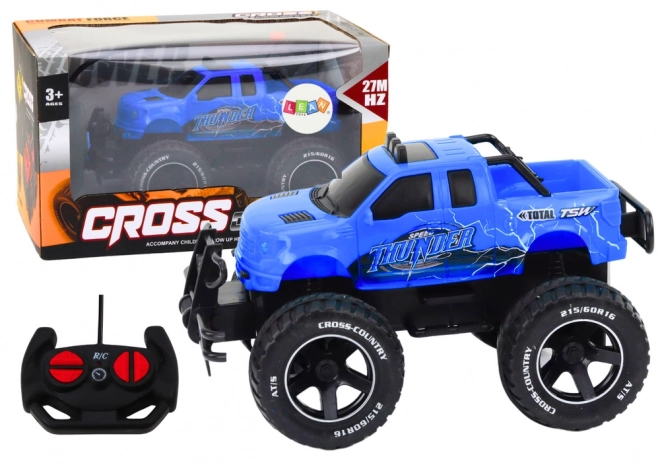 Dirkalni Monster Truck na daljinsko upravljanje 1:18 – moder