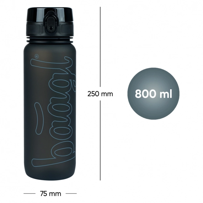 BAAGL Tritanova steklenica za pitje Črna, 800 ml