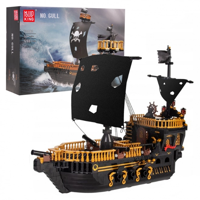 Piratska ladja gradbeni komplet 1288 delov