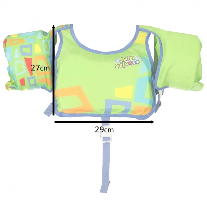 Otroški plavalni telovnik Bestway za starost 3-6 let, 19-30 kg, zelena