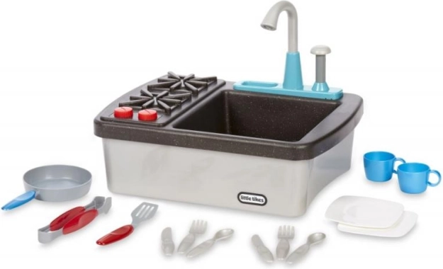 Little Tikes First Sink & Stove otroško korito in štedilnik s tekočo vodo