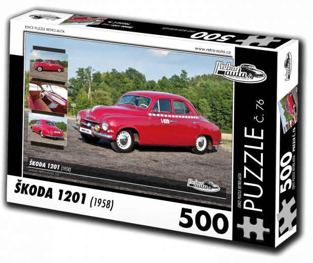 Puzzle RETRO-AVTOMOBILI Škoda 1201 (1958), 500 koščkov