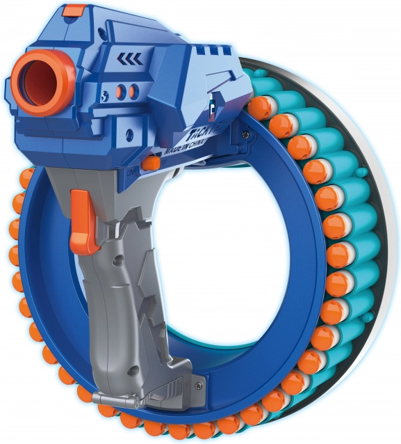 Pistola za penaste izstrelke z rotacijskim nabojnikom 21 cm