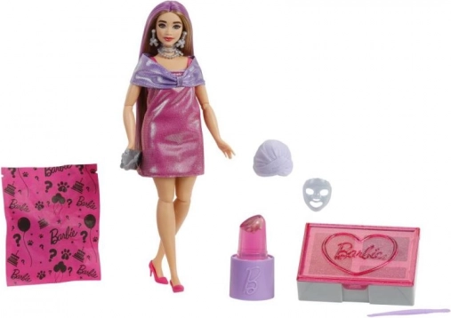 Barbie Party Glam rožnata – rojstnodnevno presenečenje z 10 dodatki