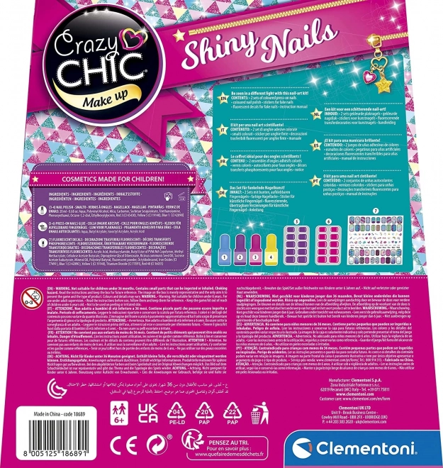 Komplet Crazy Chic Fluo za nohte