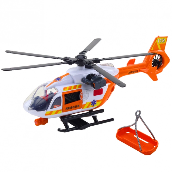 Reševalni helikopter z lučmi in zvoki